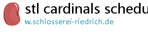 stl cardinals schedule